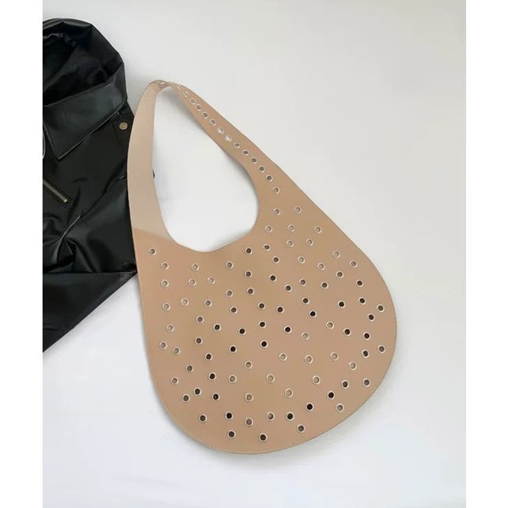 ベージュ | 冬新作 ハトメデザイン PUレザー | ShopNikoNiko