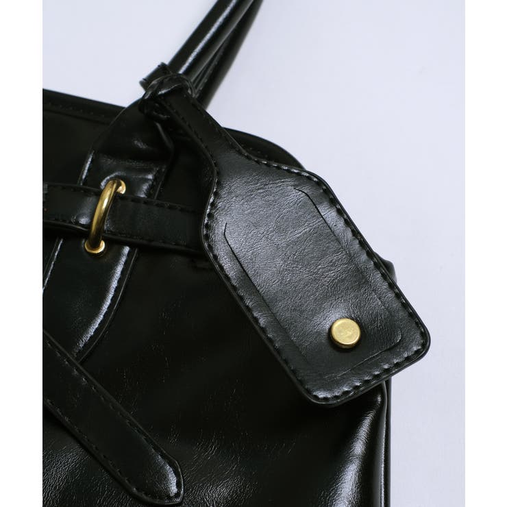 冬新作 ベルトデザイン PUレザートートバッグ | ShopNikoNiko | 詳細画像26 