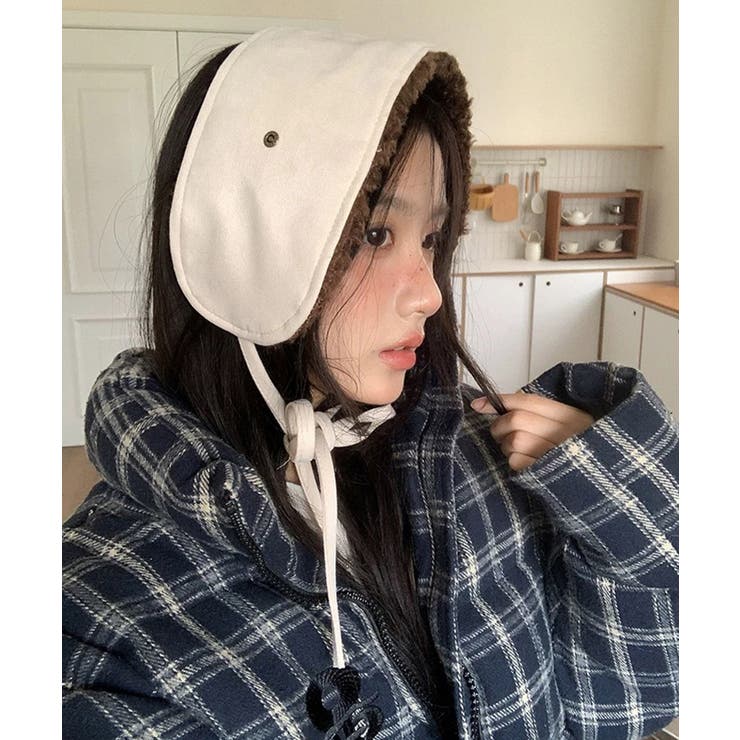 アイボリー | 冬新作 ボアスエード ストラップ付 | ShopNikoNiko