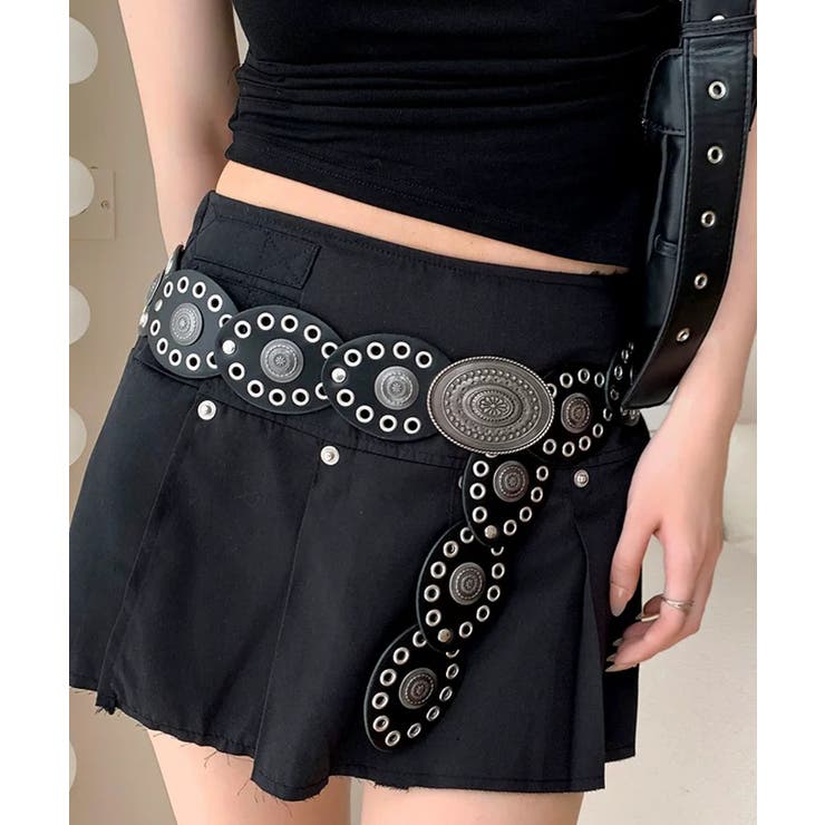 冬新作 ヴィンテージ風 ワイドサークルバックル | ShopNikoNiko | 詳細画像4 