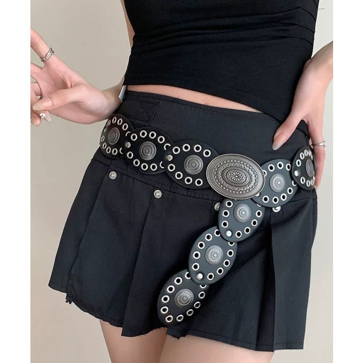 冬新作 ヴィンテージ風 ワイドサークルバックル | ShopNikoNiko | 詳細画像5 