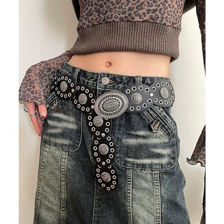 冬新作 ヴィンテージ風 ワイドサークルバックル | ShopNikoNiko | 詳細画像8 