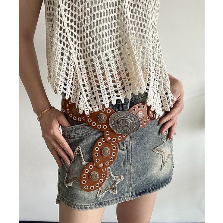 冬新作 ヴィンテージ風 ワイドサークルバックル | ShopNikoNiko | 詳細画像15 