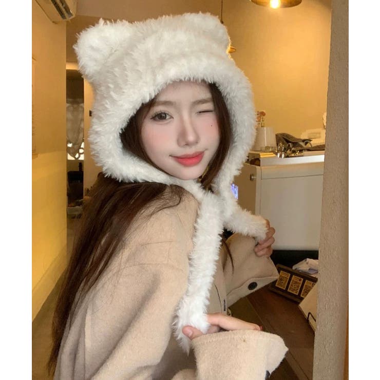 冬新作 耳付き シャギーニット | ShopNikoNiko | 詳細画像5 