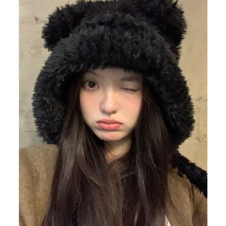 冬新作 耳付き シャギーニット | ShopNikoNiko | 詳細画像8 