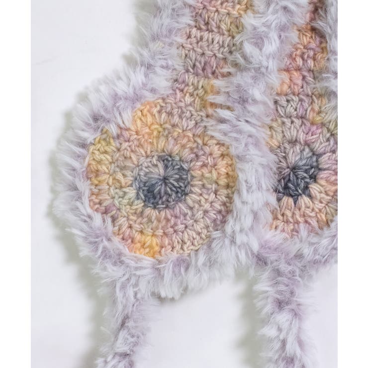 冬新作 フェイクファー カラフルニット編み | ShopNikoNiko | 詳細画像23 