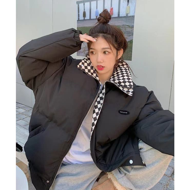 冬新作 ブロックチェック オーバーサイズ | ShopNikoNiko | 詳細画像4 