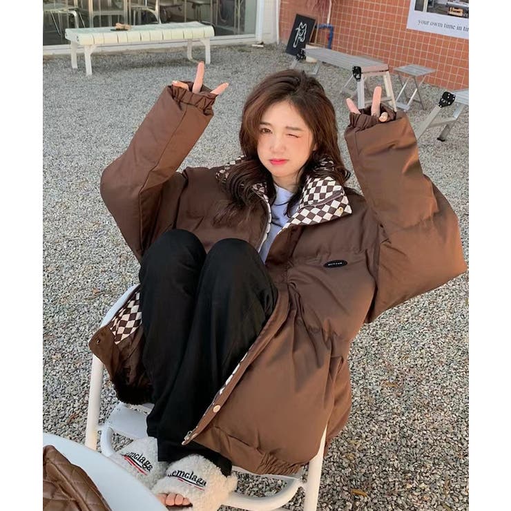 冬新作 ブロックチェック オーバーサイズ | ShopNikoNiko | 詳細画像13 