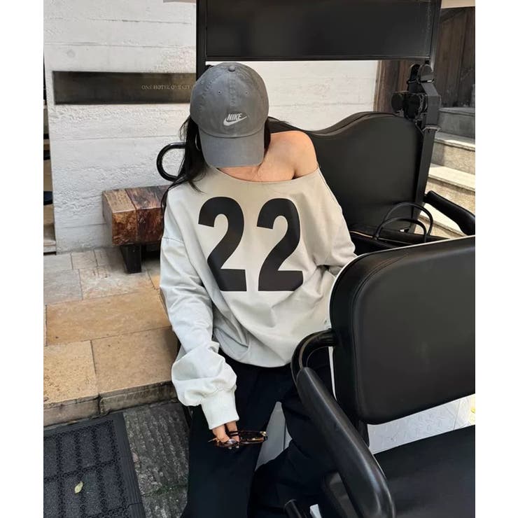 冬新作 ワンショルダー ナンバープリント | ShopNikoNiko | 詳細画像11 