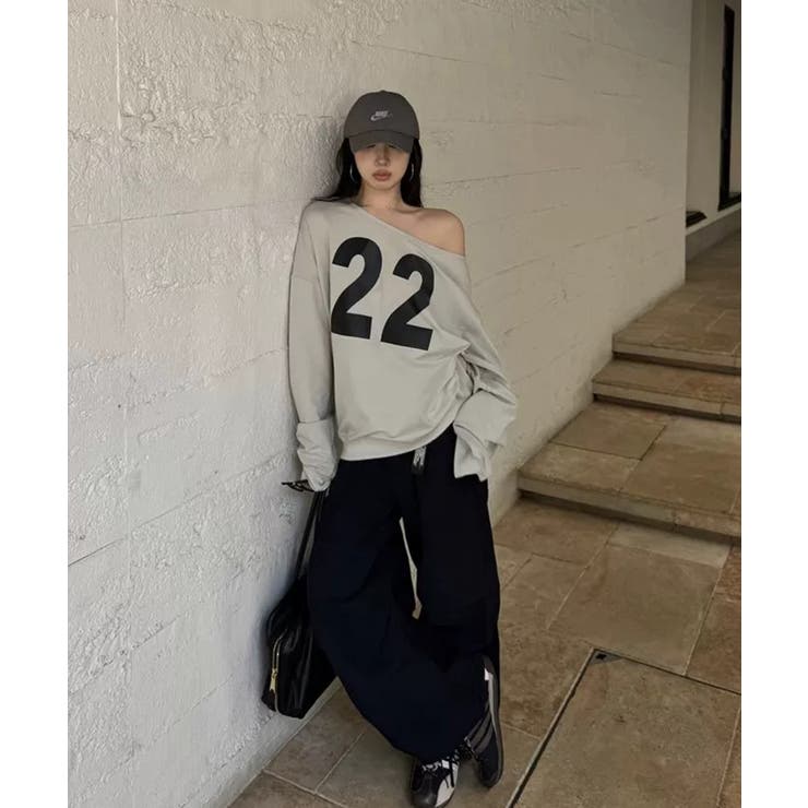 冬新作 ワンショルダー ナンバープリント | ShopNikoNiko | 詳細画像14 