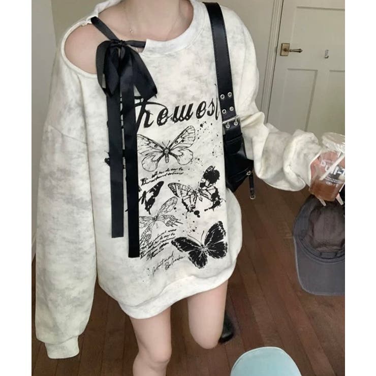 冬新作 バタフライ カットアウトリボン | ShopNikoNiko | 詳細画像4 