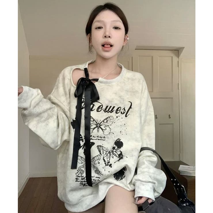 冬新作 バタフライ カットアウトリボン | ShopNikoNiko | 詳細画像5 