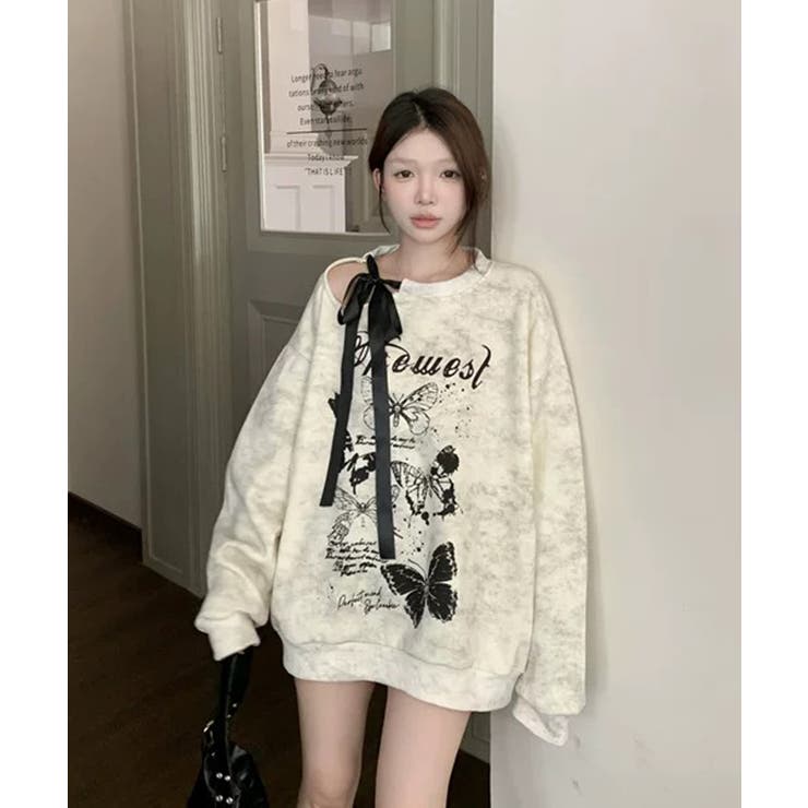 冬新作 バタフライ カットアウトリボン | ShopNikoNiko | 詳細画像8 