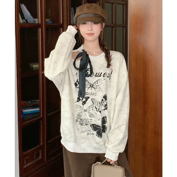 冬新作 バタフライ カットアウトリボン | ShopNikoNiko | 詳細画像13 