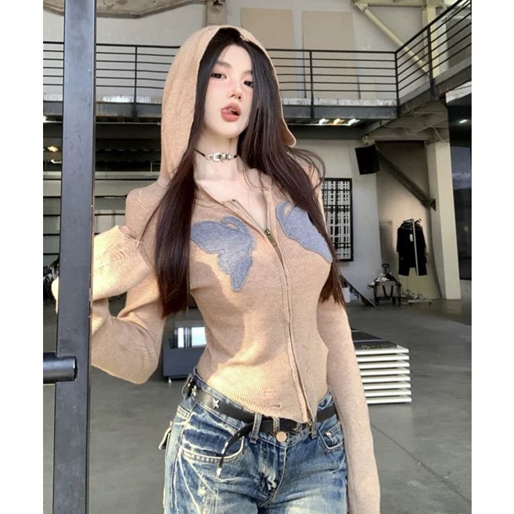 冬新作 バタフライパッチ ダブルジップ | ShopNikoNiko | 詳細画像16 