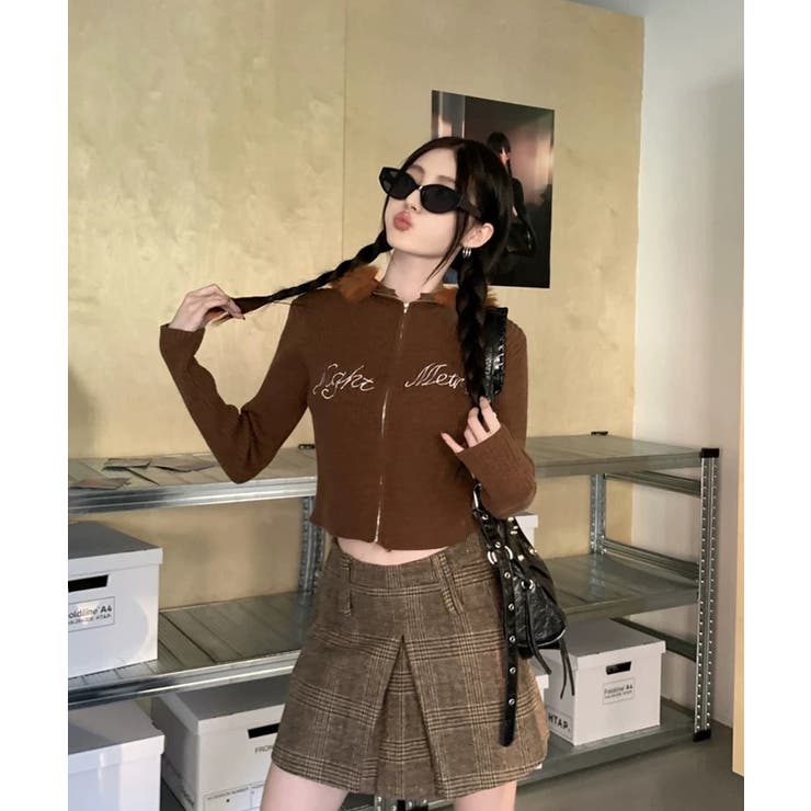 冬新作 ファーフード ショート丈 | ShopNikoNiko | 詳細画像18 