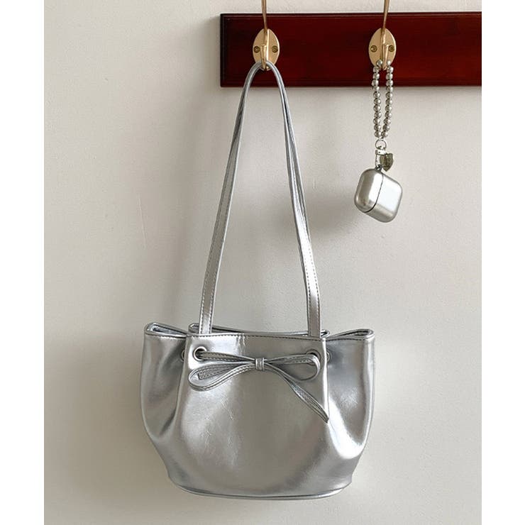 冬新作 フロントリボン メタリックシルバー | ShopNikoNiko | 詳細画像6 