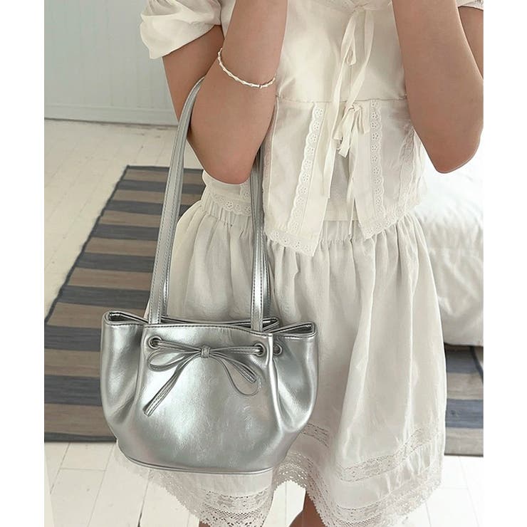 冬新作 フロントリボン メタリックシルバー | ShopNikoNiko | 詳細画像11 