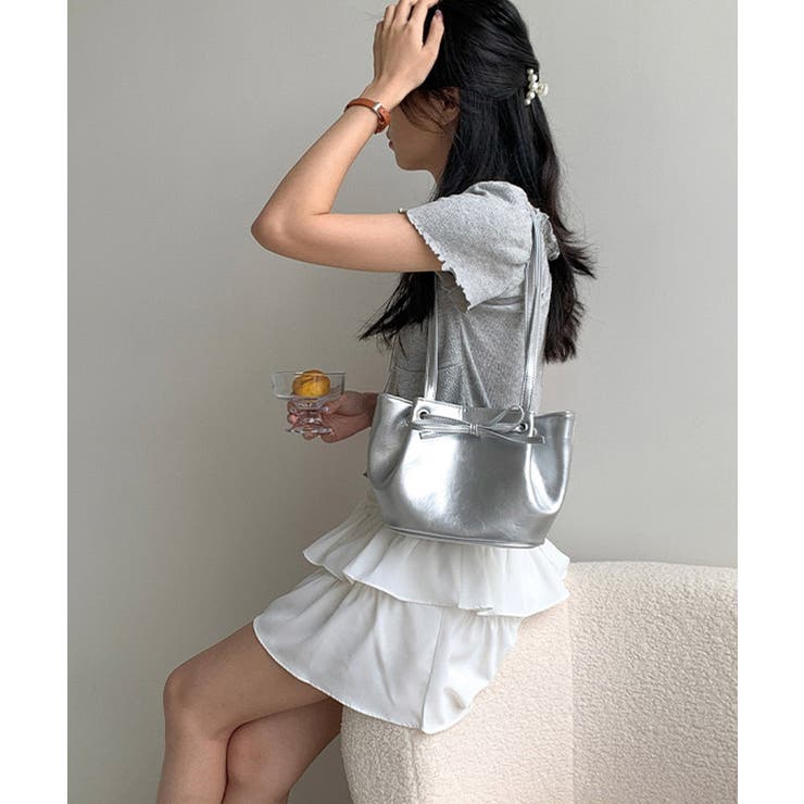 冬新作 フロントリボン メタリックシルバー | ShopNikoNiko | 詳細画像13 