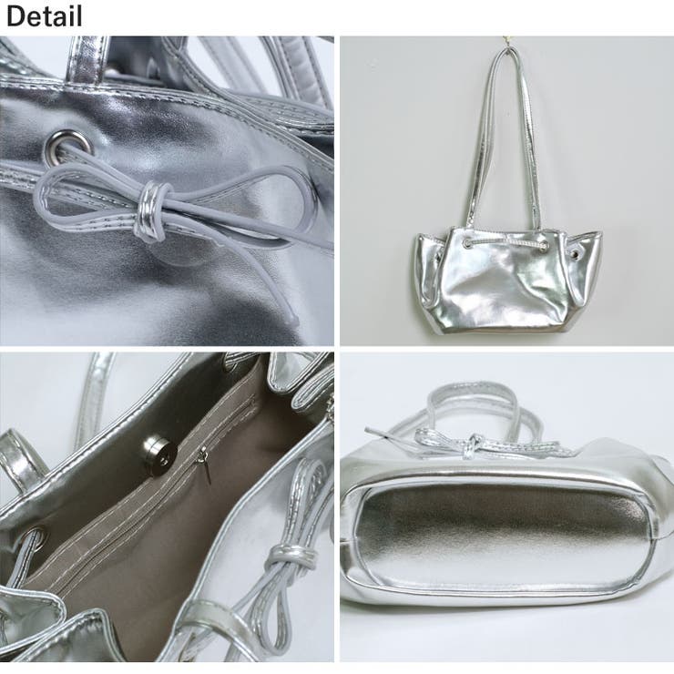 冬新作 フロントリボン メタリックシルバー | ShopNikoNiko | 詳細画像26 