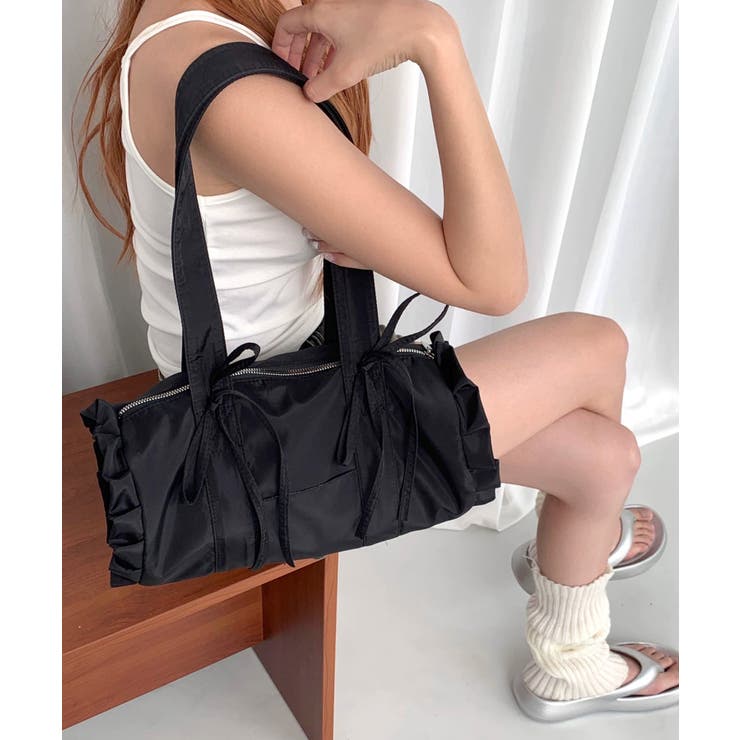 冬新作 リボンフリル ナイロン | ShopNikoNiko | 詳細画像9 