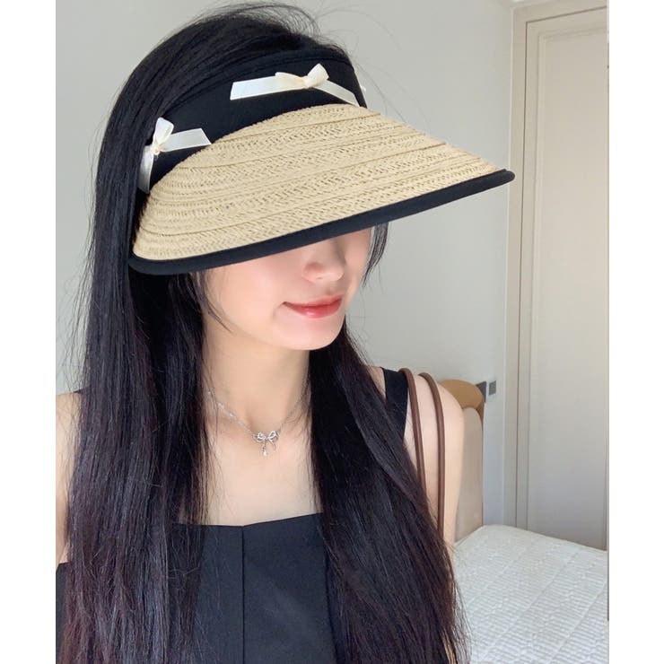 冬新作 リボンモチーフ ペーパーサンバイザー | ShopNikoNiko | 詳細画像6 