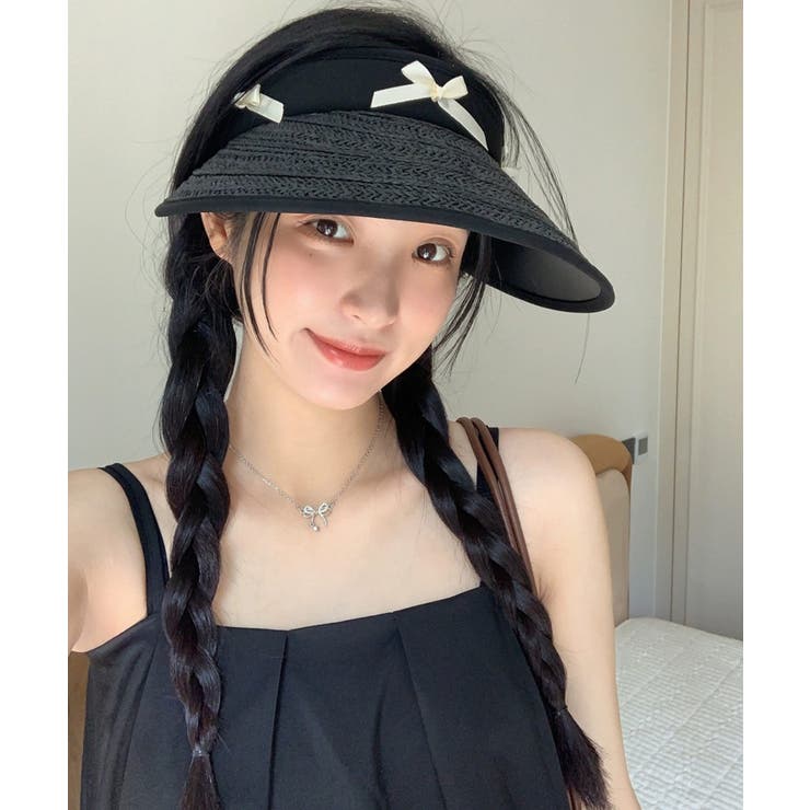 冬新作 リボンモチーフ ペーパーサンバイザー | ShopNikoNiko | 詳細画像10 