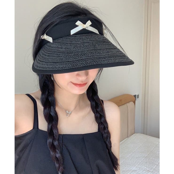 冬新作 リボンモチーフ ペーパーサンバイザー | ShopNikoNiko | 詳細画像11 