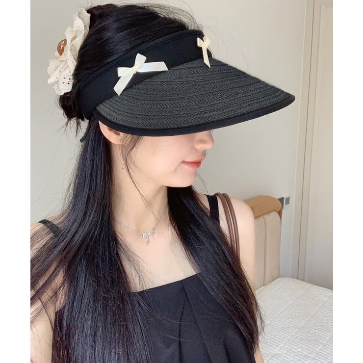 冬新作 リボンモチーフ ペーパーサンバイザー | ShopNikoNiko | 詳細画像13 