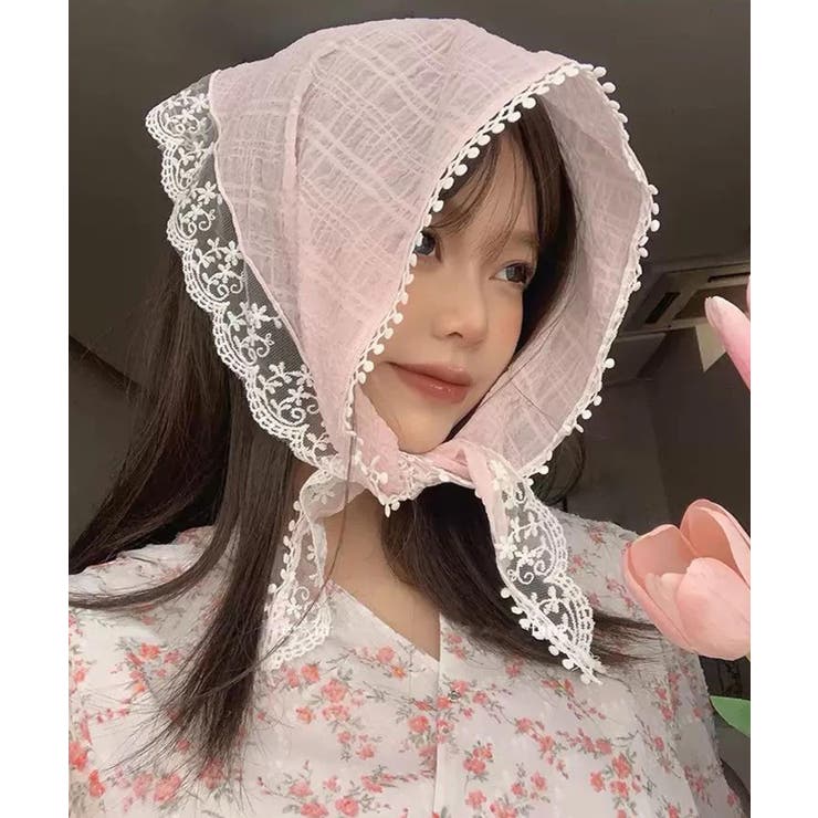 ピンク | 冬新作 レースドッキング バブーシュカ | ShopNikoNiko