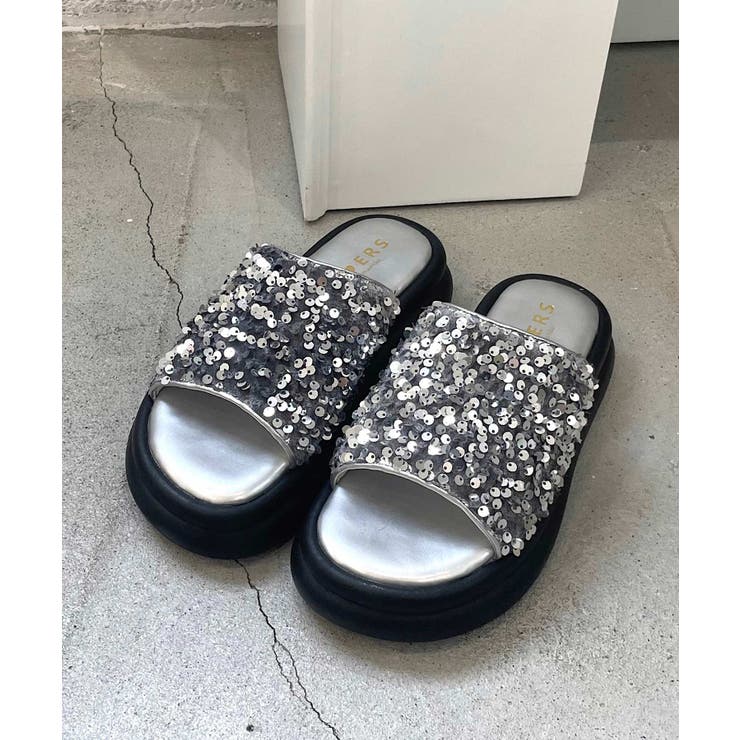 ホワイト | 冬新作 スパンコール ボリューム | ShopNikoNiko