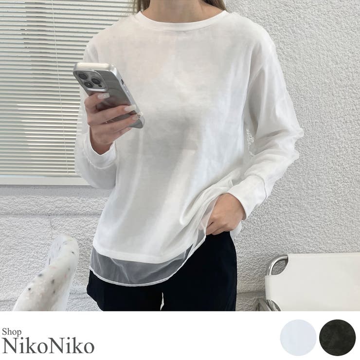 冬新作 シアーレイヤード トップスma | ShopNikoNiko | 詳細画像1 