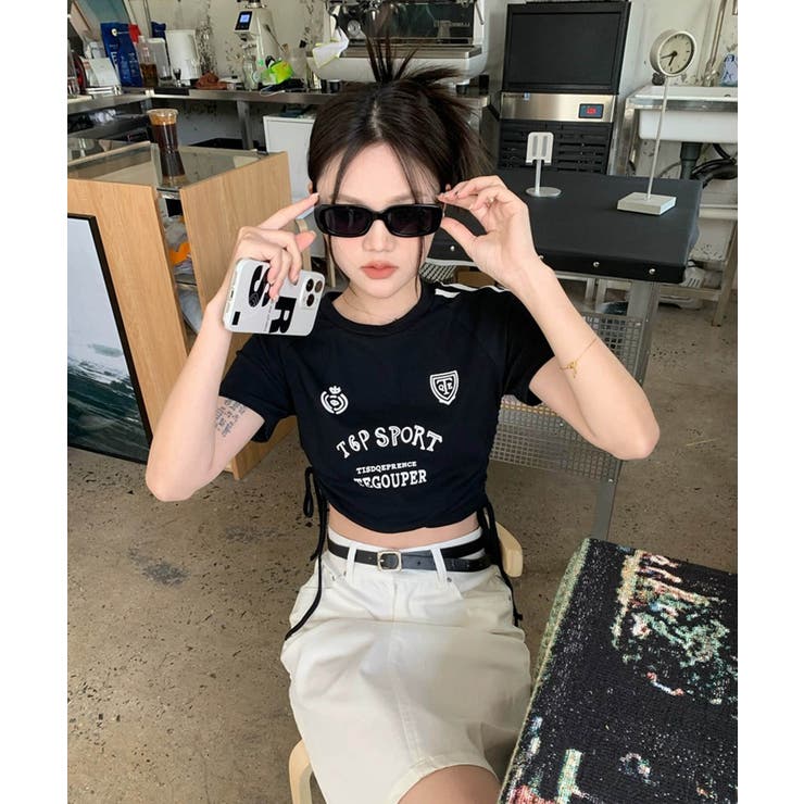 冬新作 ショート丈 袖ライン | ShopNikoNiko | 詳細画像6 