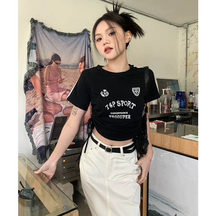 冬新作 ショート丈 袖ライン | ShopNikoNiko | 詳細画像8 