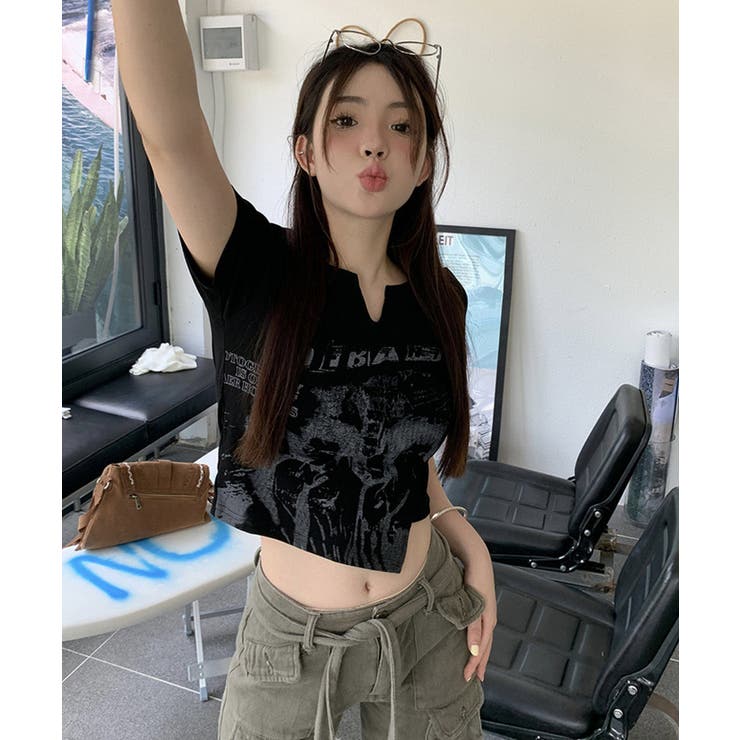 冬新作 スリットネック ショート丈 | ShopNikoNiko | 詳細画像5 