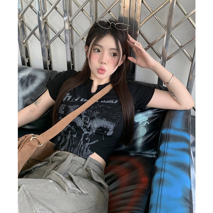 冬新作 スリットネック ショート丈 | ShopNikoNiko | 詳細画像8 