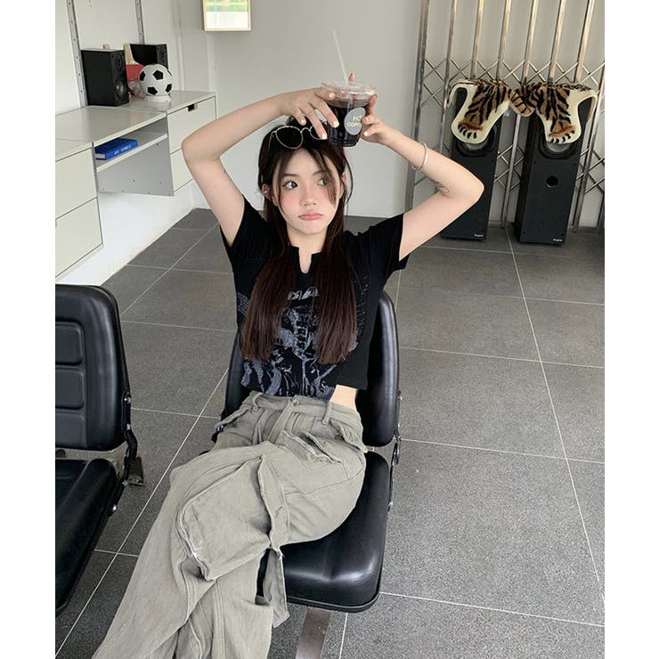 冬新作 スリットネック ショート丈 | ShopNikoNiko | 詳細画像9 