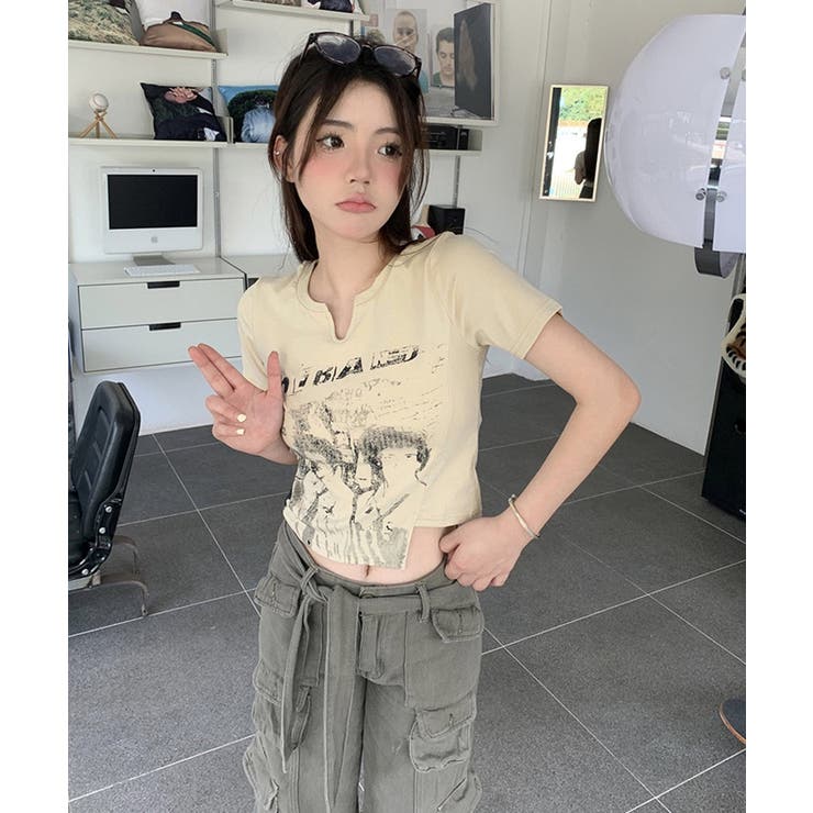 冬新作 スリットネック ショート丈 | ShopNikoNiko | 詳細画像10 