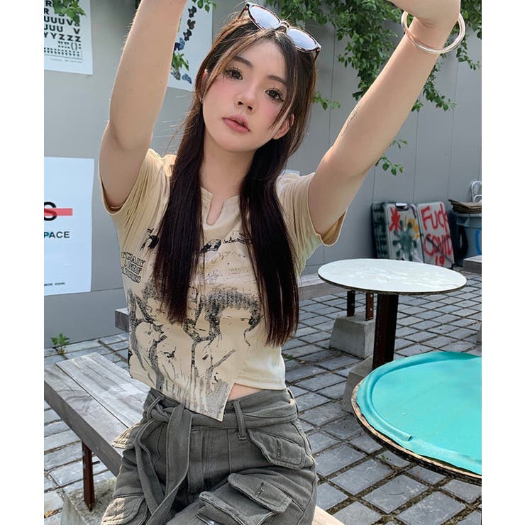 冬新作 スリットネック ショート丈 | ShopNikoNiko | 詳細画像14 