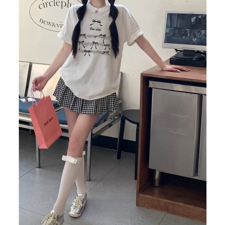 春新作 楽譜リボンプリント オーバーサイズ | ShopNikoNiko | 詳細画像9 