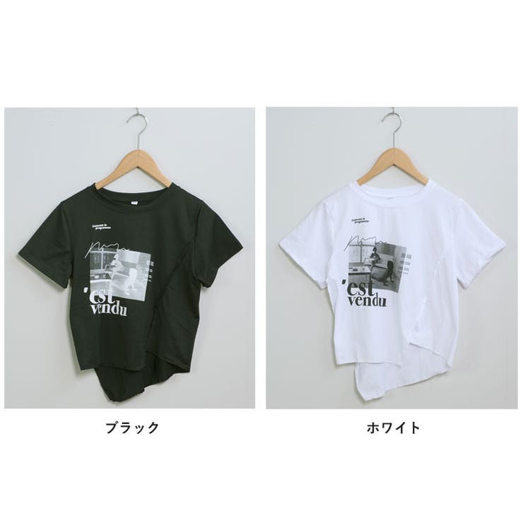 冬新作 フォトプリント アシンメトリー | ShopNikoNiko | 詳細画像2 