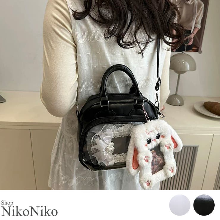 冬新作 PUレザー ミニボストン | ShopNikoNiko | 詳細画像1 