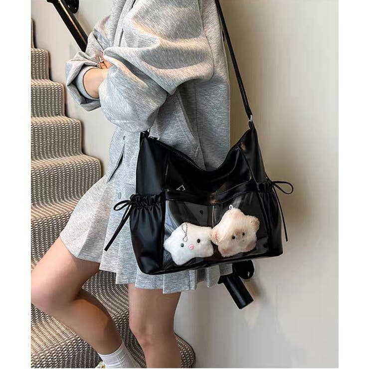 冬新作 サイドリボン クリアポケット付き | ShopNikoNiko | 詳細画像7 