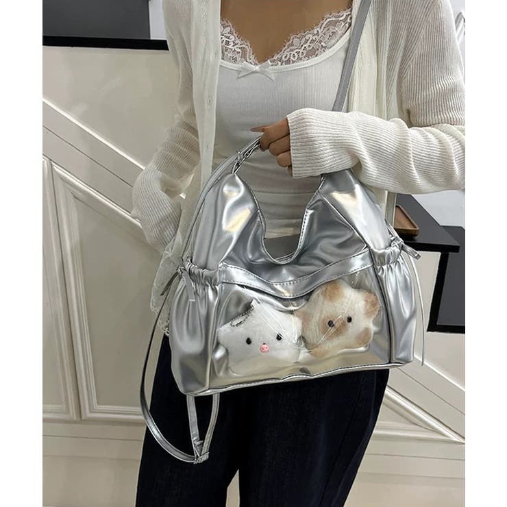 冬新作 サイドリボン クリアポケット付き | ShopNikoNiko | 詳細画像11 