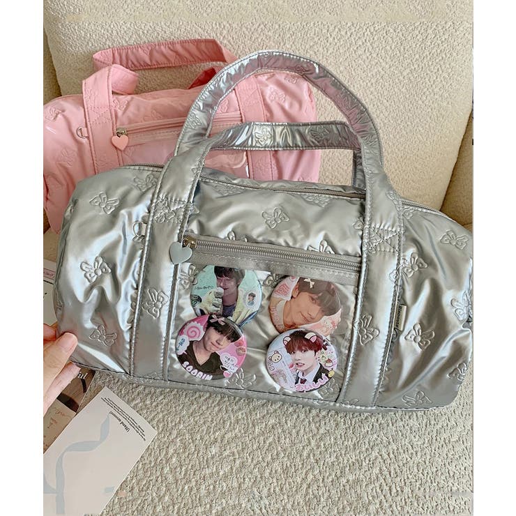 冬新作 リボンキルティング クリアポケット付き | ShopNikoNiko | 詳細画像10 