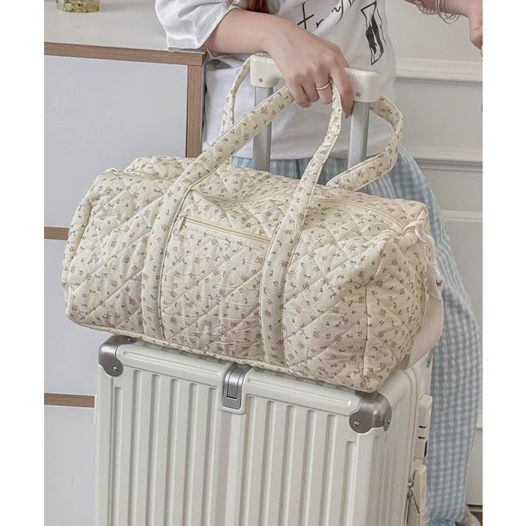 アイボリー | 冬新作 小花柄 キルティング | ShopNikoNiko