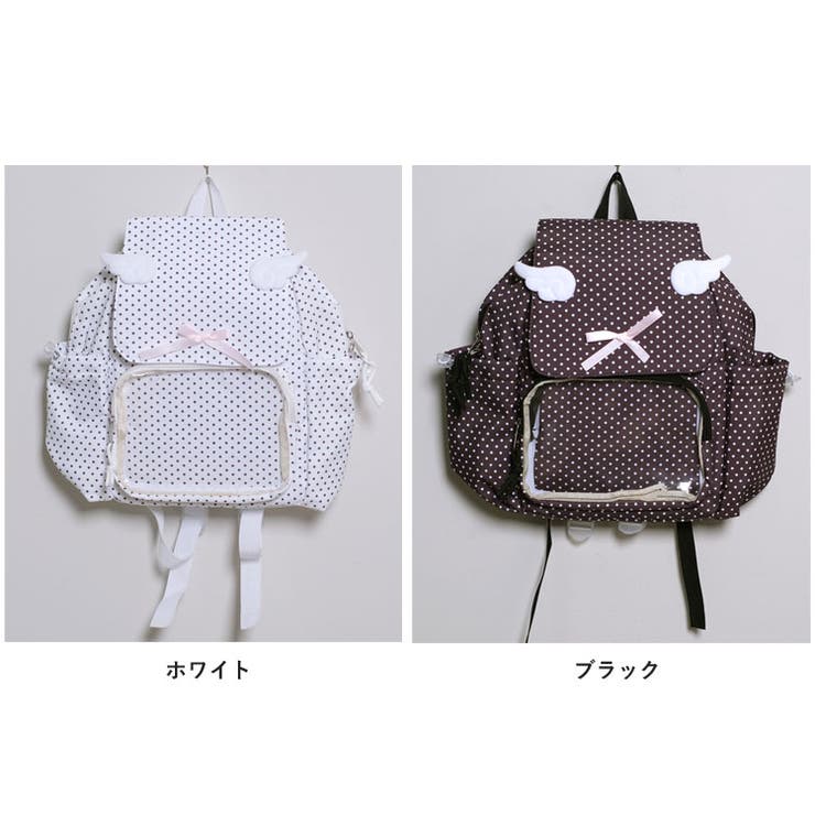 冬新作 ドット柄 クリアポケット付き | ShopNikoNiko | 詳細画像2 