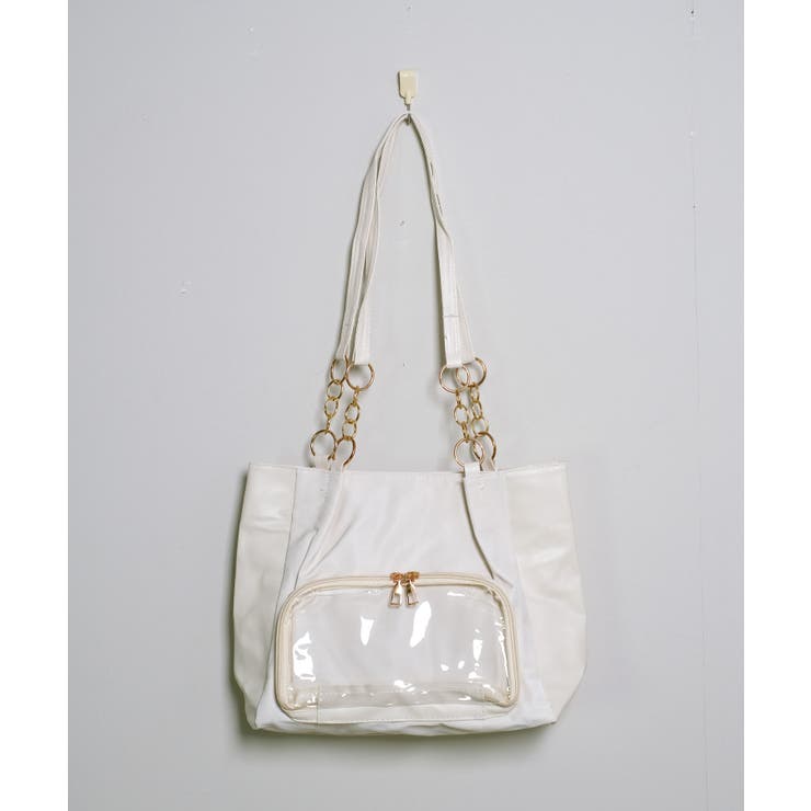 冬新作 チェーンハンドル クリアポケット付き | ShopNikoNiko | 詳細画像13 