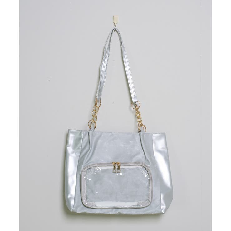 冬新作 チェーンハンドル クリアポケット付き | ShopNikoNiko | 詳細画像14 