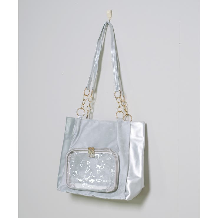 冬新作 チェーンハンドル クリアポケット付き | ShopNikoNiko | 詳細画像16 